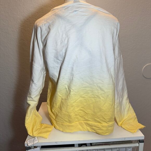 RBX ombre yellow and white fade sweater - Picture 3 of 3